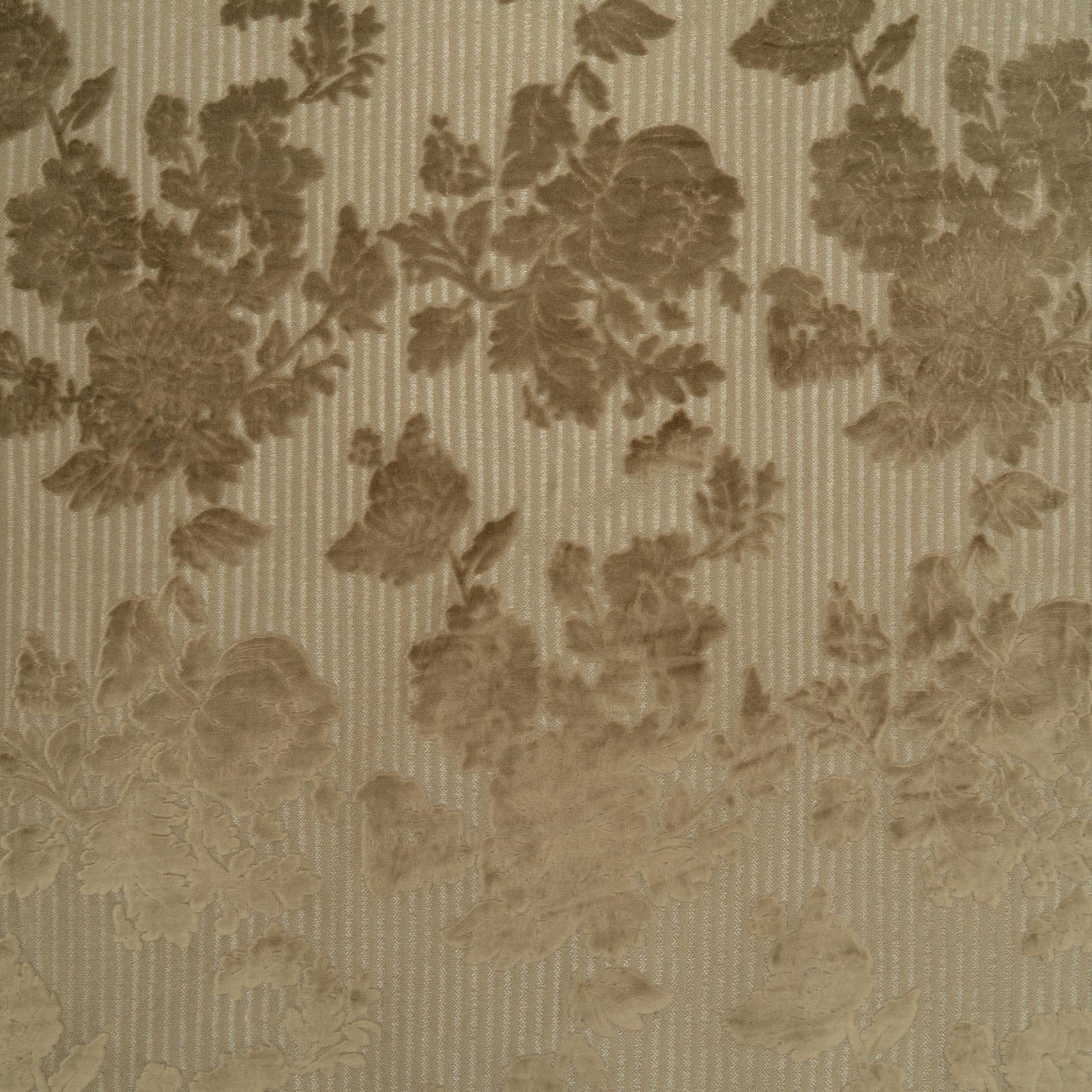 The Tharper Pinstripe Fabric in Buckskin || Close Up
