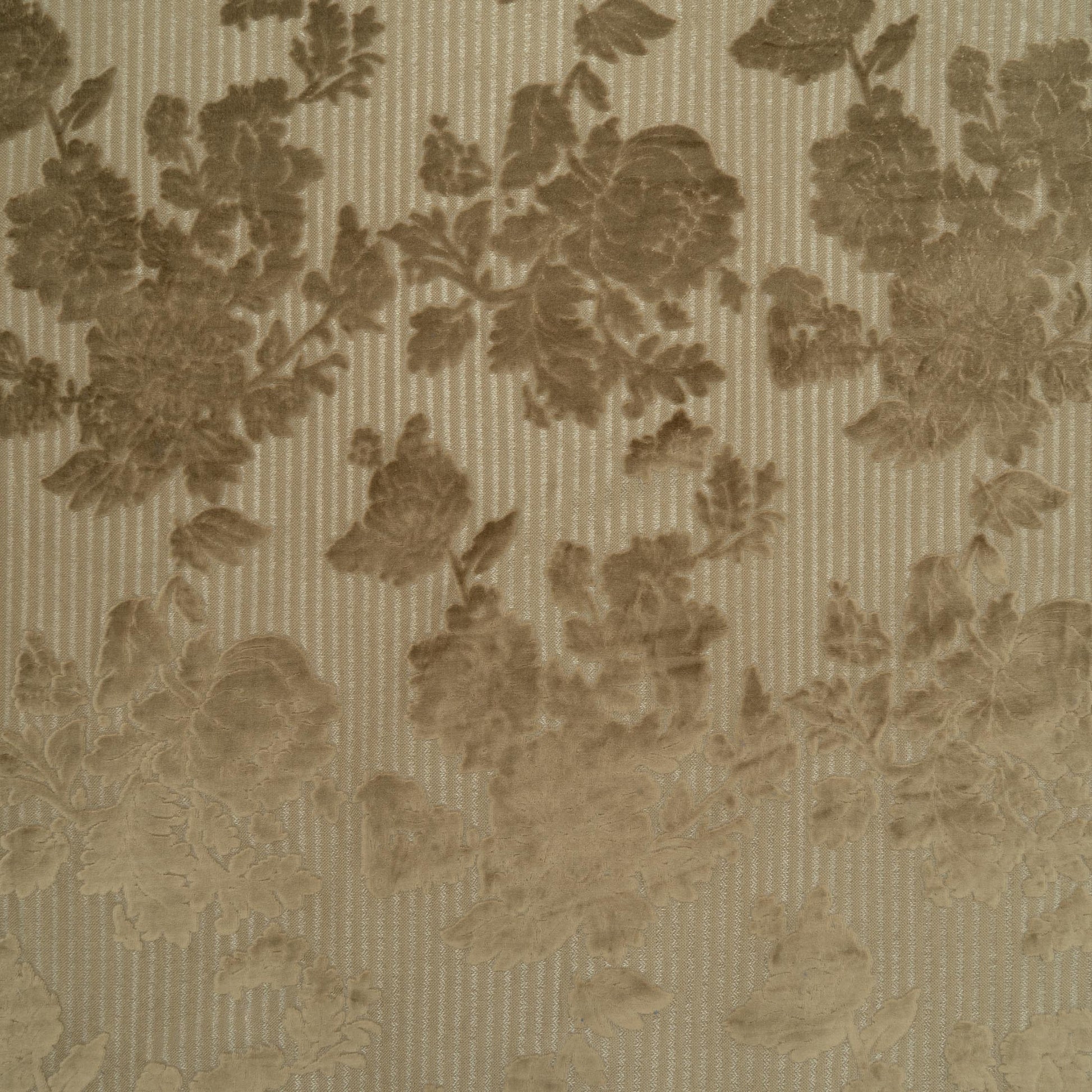 The Tharper Pinstripe Fabric in Buckskin || Close Up