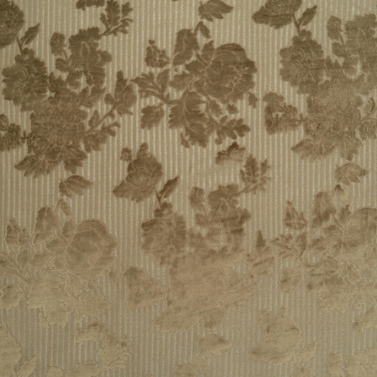 The Tharper Pinstripe Fabric in Buckskin || Close Up