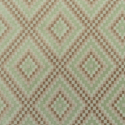 The Throne Velvet Fabric in Mint || Close Up