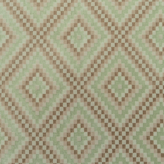 The Throne Velvet Fabric in Mint || Close Up