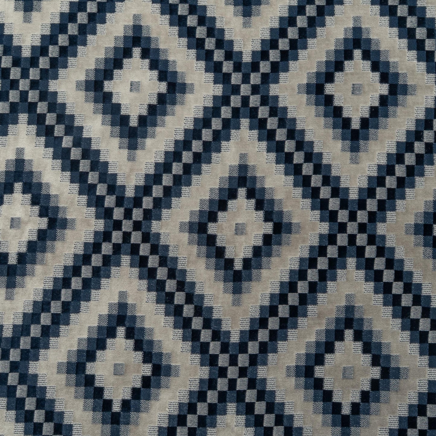 The Throne Velvet Fabric in Seahawk || Close Up