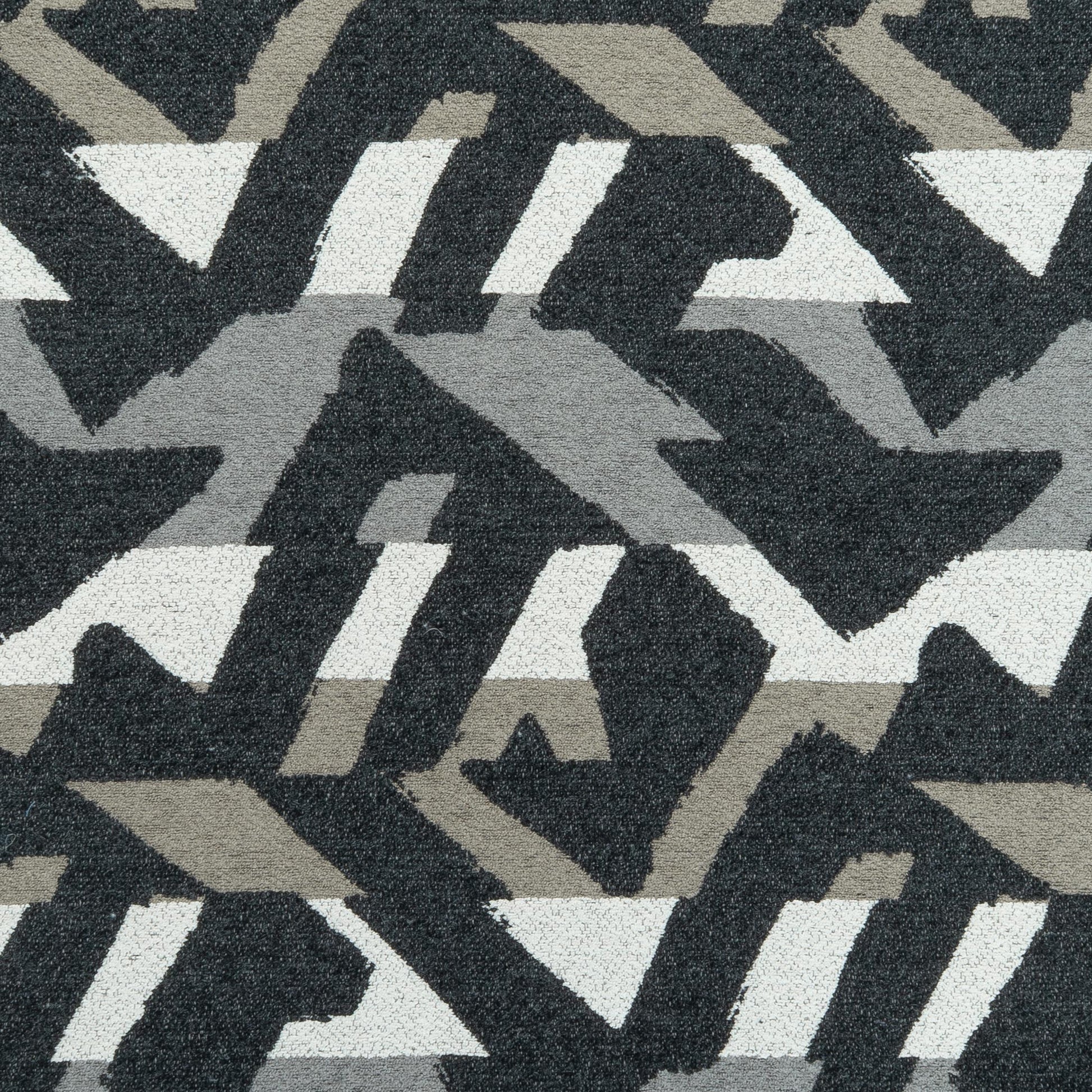 The Toluca Fabric in Smoke Show || Close Up