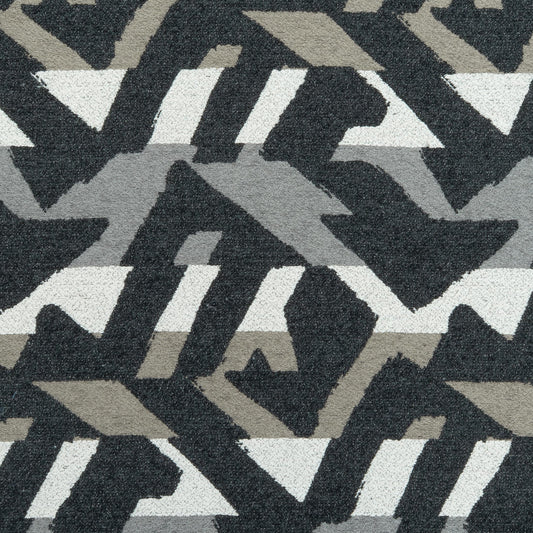 The Toluca Fabric in Smoke Show || Close Up