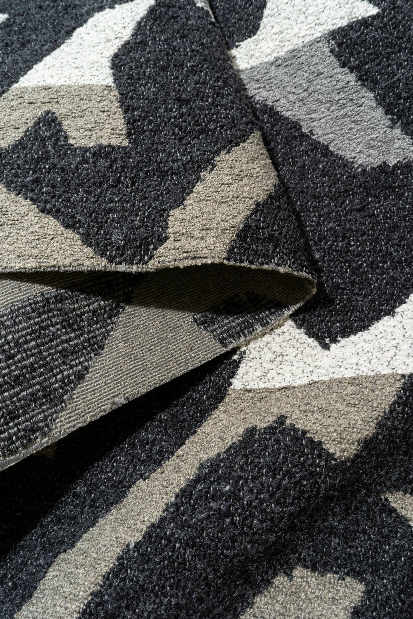 The Toluca Fabric in Smoke Show || Folded
