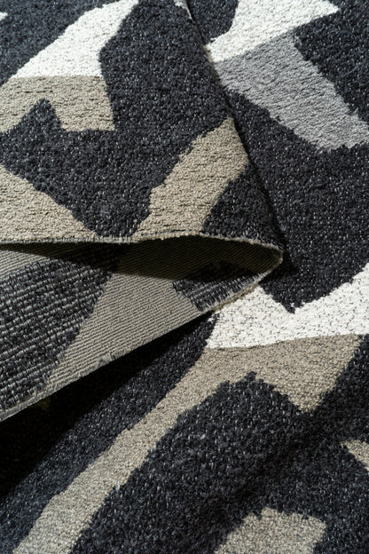 The Toluca Fabric in Smoke Show || Folded