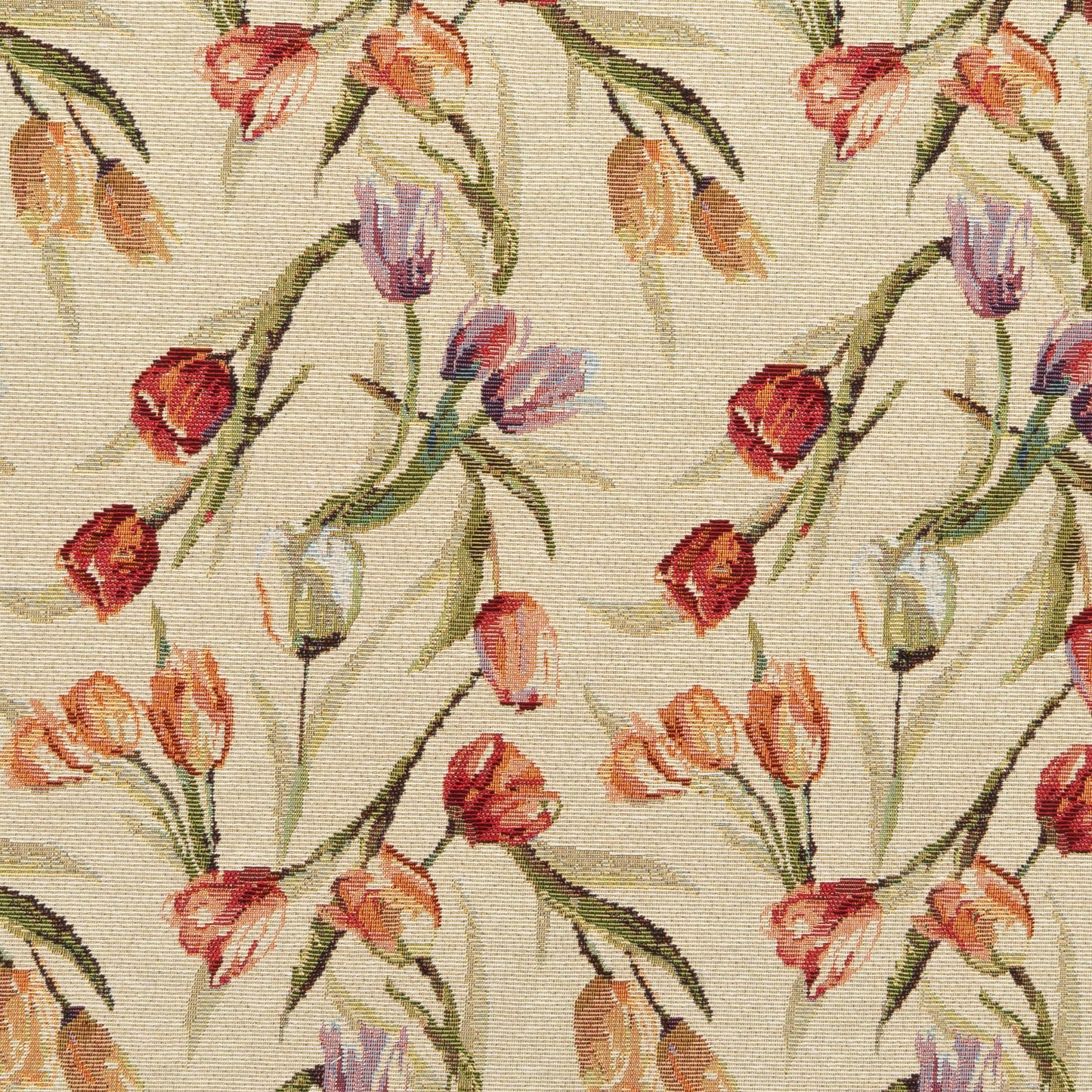 The Tulip Valley Fabric in Daybreak || Close Up