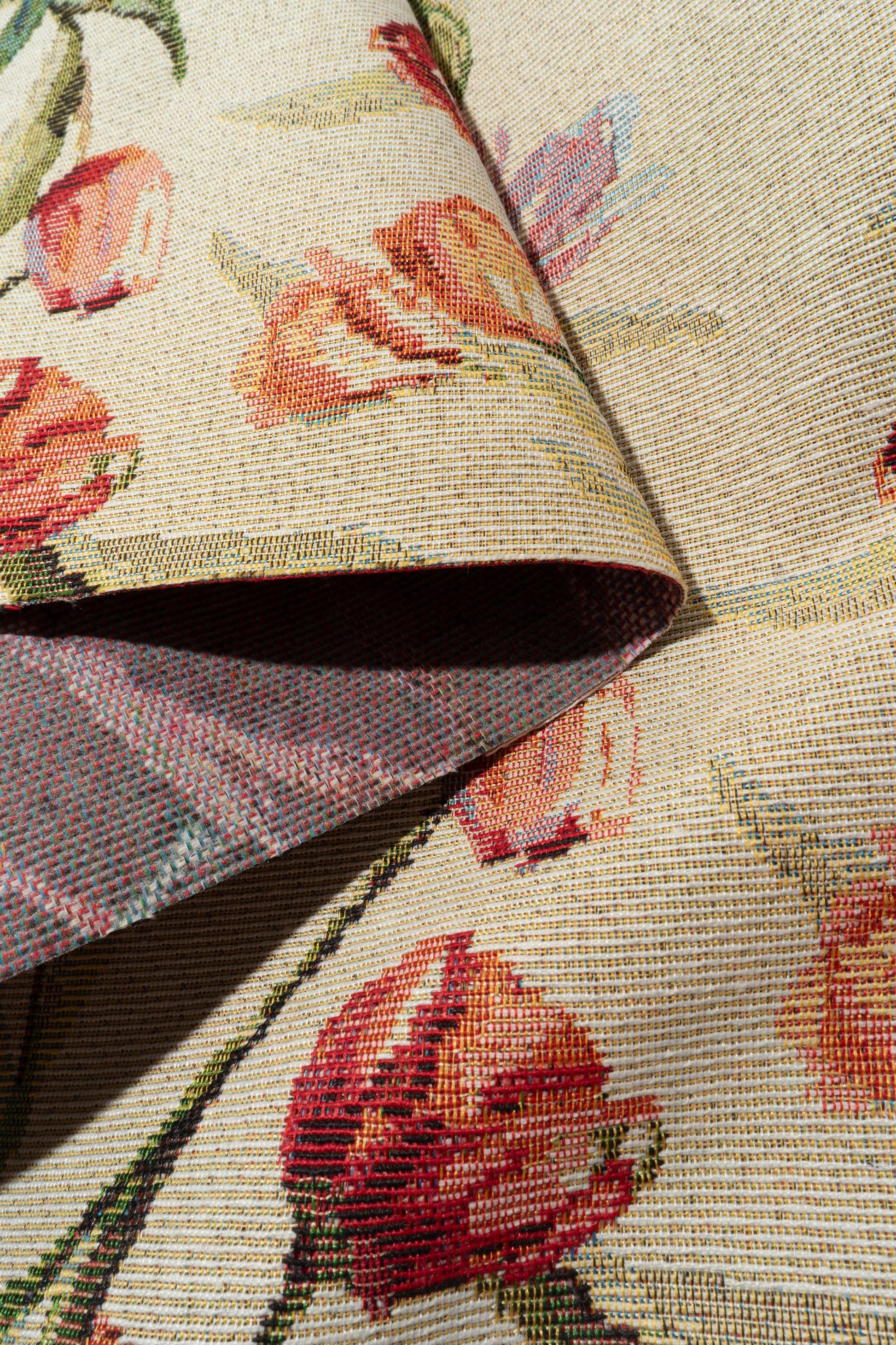 The Tulip Valley Fabric in Daybreak || Folded