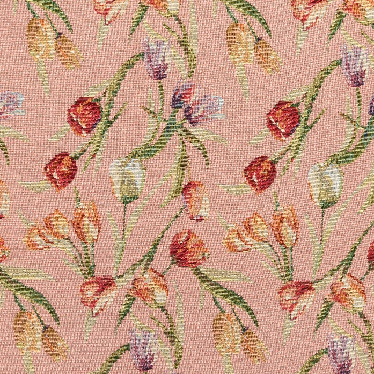 The Tulip Valley Fabric in Vintage Pink || Close Up