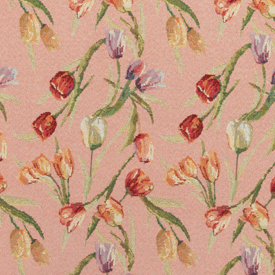The Tulip Valley Fabric in Vintage Pink || Close Up