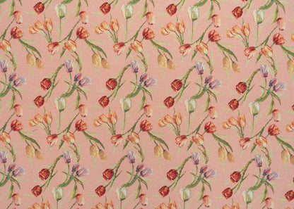 The Tulip Valley Fabric in Vintage Pink || Yardage