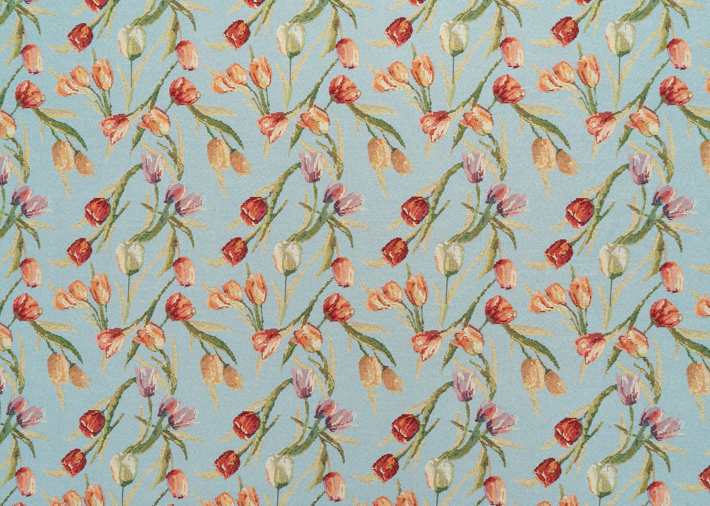 The Tulip Valley Fabric in Wedgewood || Yardage