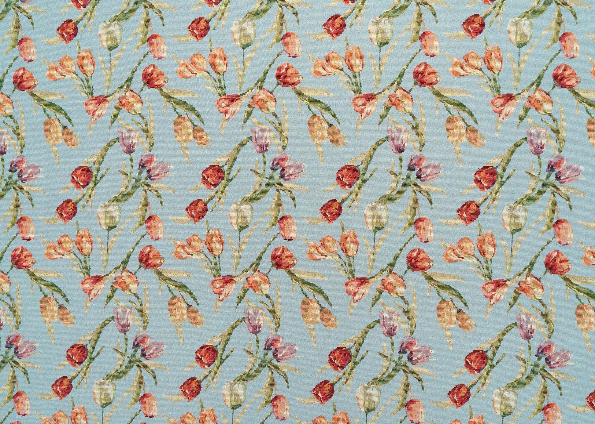 The Tulip Valley Fabric in Wedgewood || Yardage
