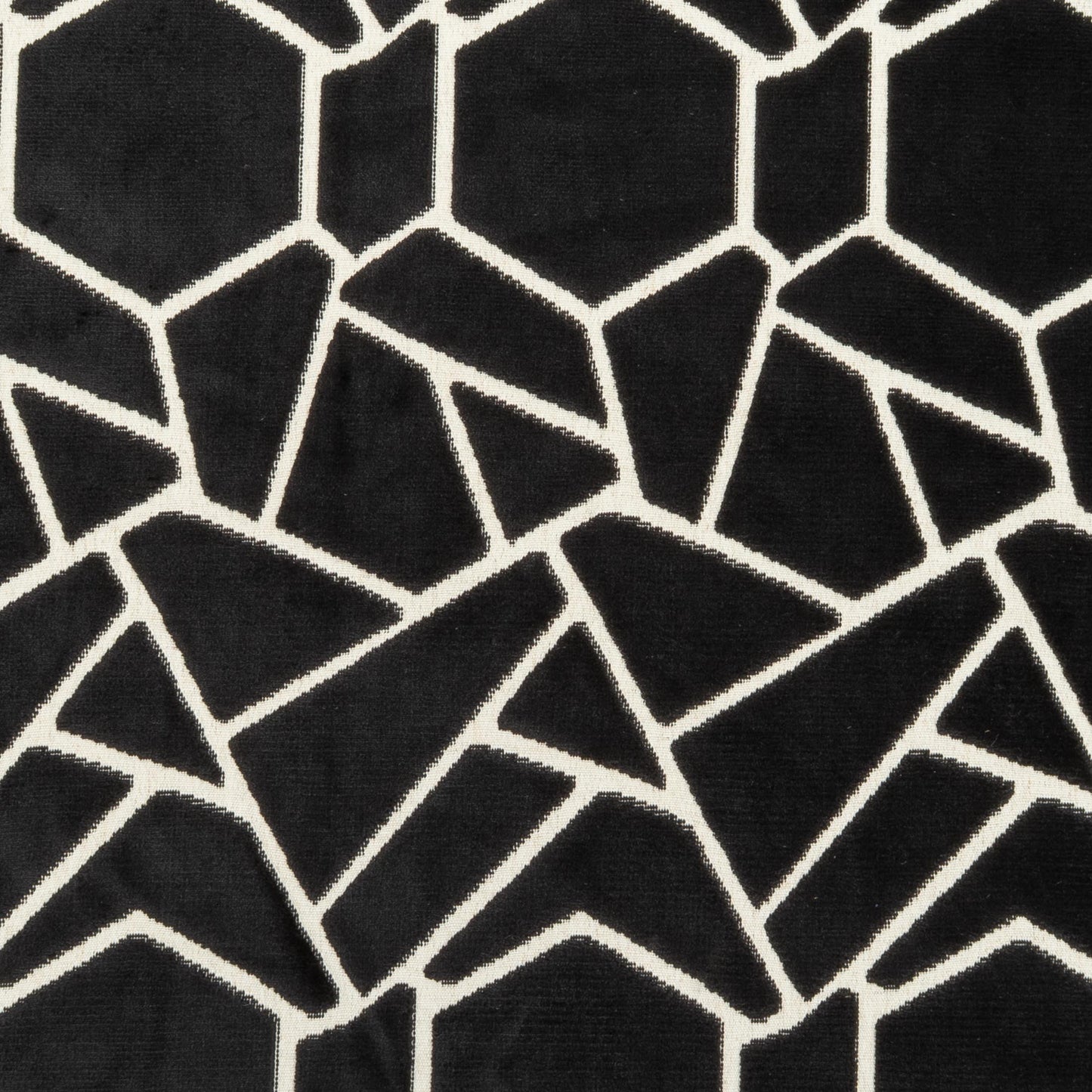 The Venus Fabric in Jet (Allover) || Close Up