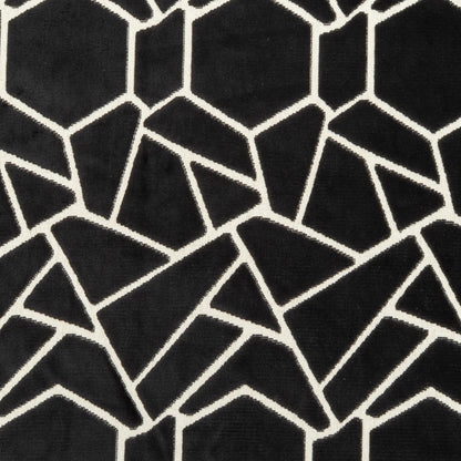 The Venus Fabric in Jet (Allover) || Close Up