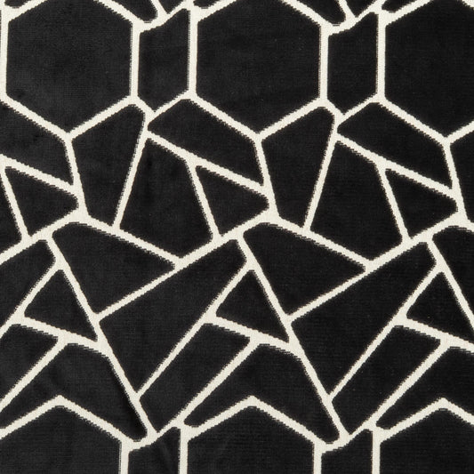 The Venus Fabric in Jet (Allover) || Close Up