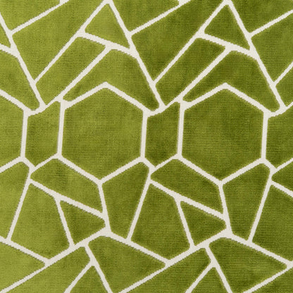 The Venus Fabric in Olive Kiwi (Allover) || Close Up