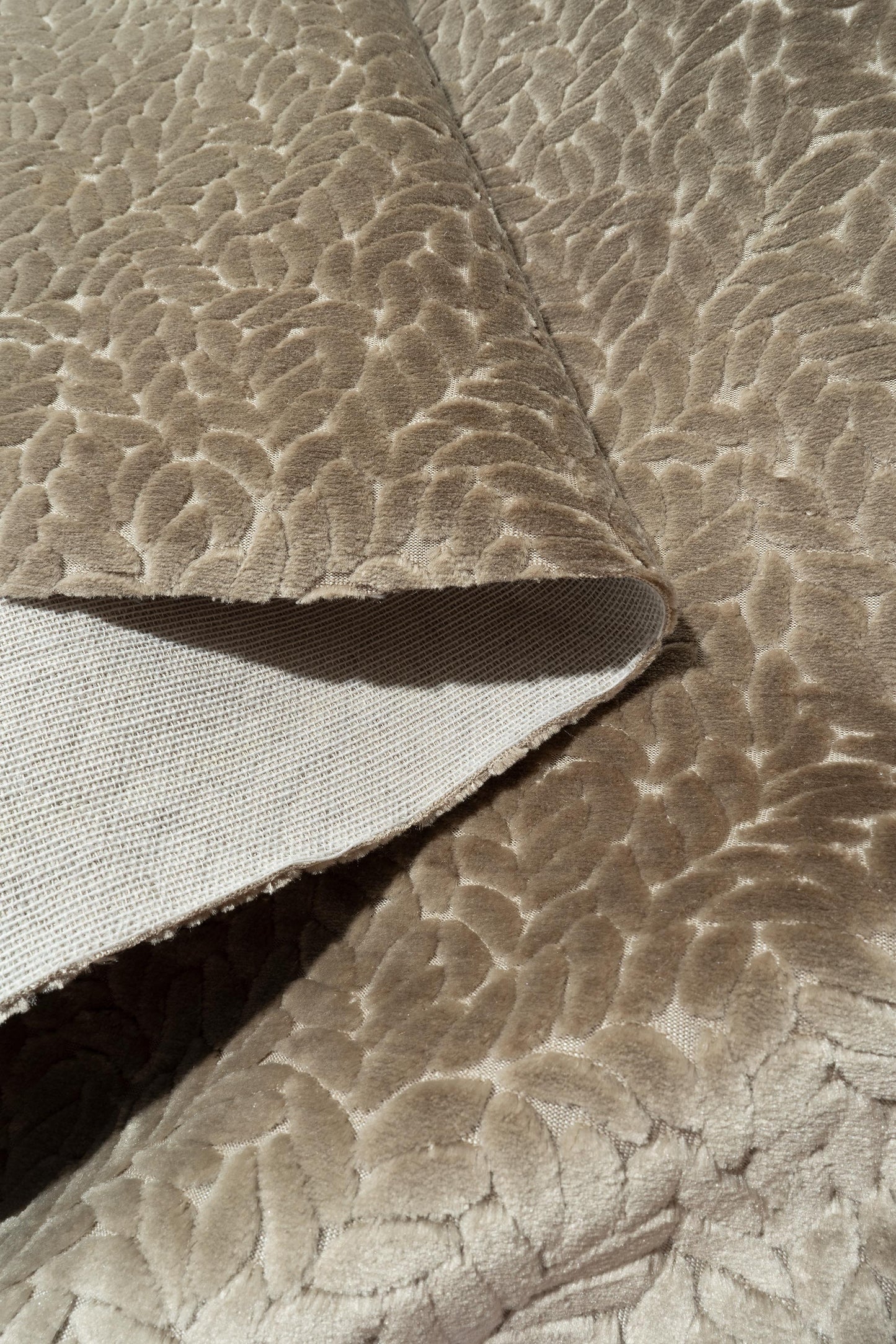 The Walk In The Park Fabric in Caramel || Folded