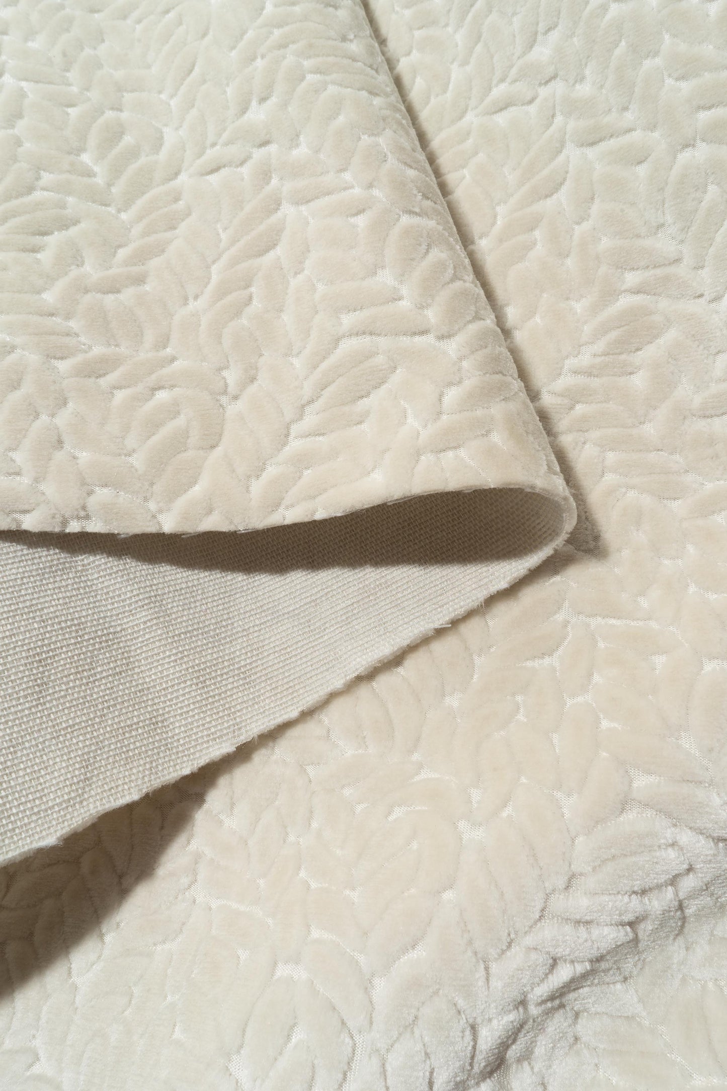 The Walk In The Park Fabric in Ivory || Folded