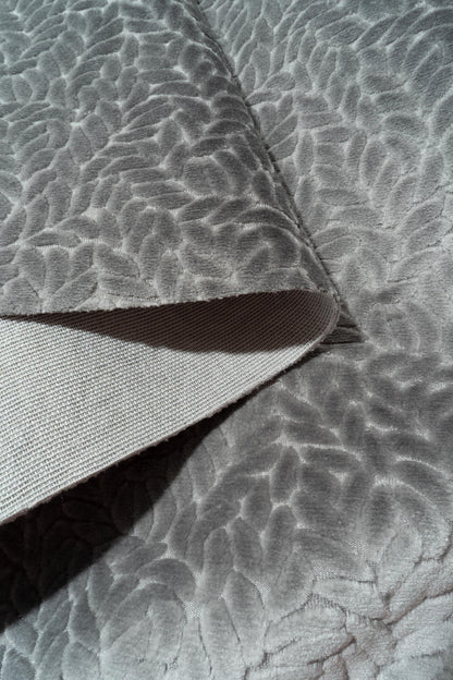 The Walk In The Park Fabric in Smoke || Folded