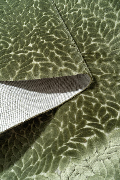 The Walk In The Park Fabric in Thyme || Folded