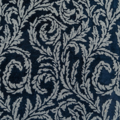 The Westros Velvet Fabric in Moat || Close Up