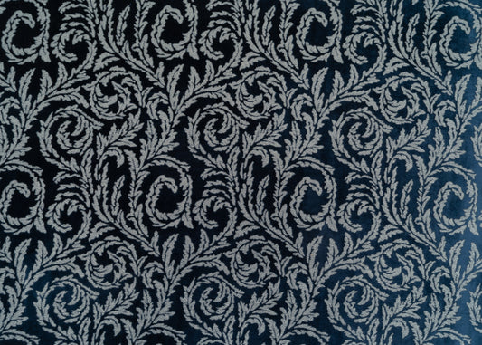 The Westros Velvet Fabric in Moat || Yardage