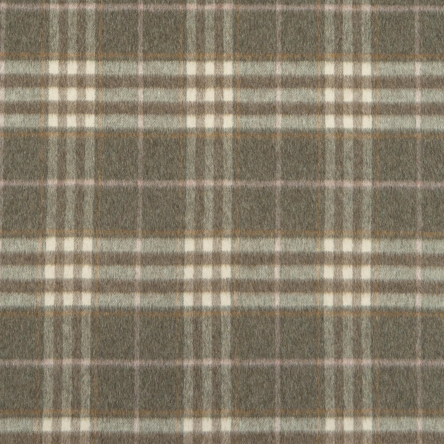 The Woodland Plaid Fabric in Pine Rose || Close Up