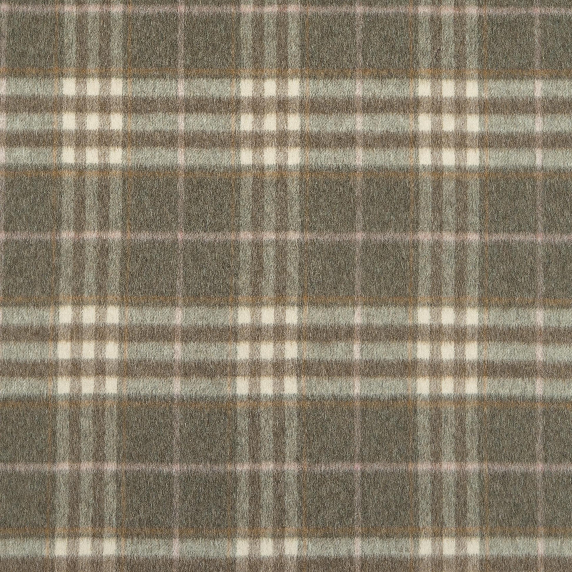 The Woodland Plaid Fabric in Pine Rose || Close Up
