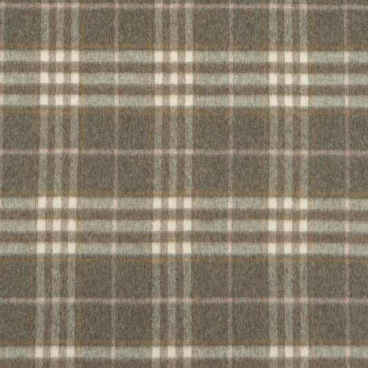 The Woodland Plaid Fabric in Pine Rose || Close Up